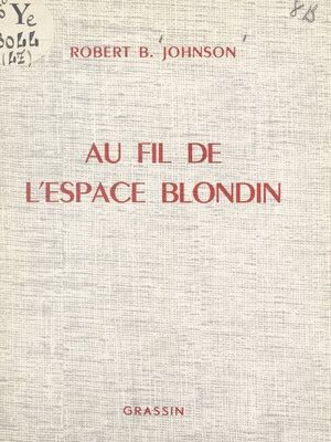 cover image of Au fil de l'espace blondin